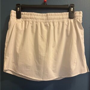 NEW Calia Women's off White Skort Run Collection skirt with shorts size s small